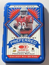 WARRICK DUNN buccaneers 1997 Donruss Preferred Tin #16 - Empty (TN)-2