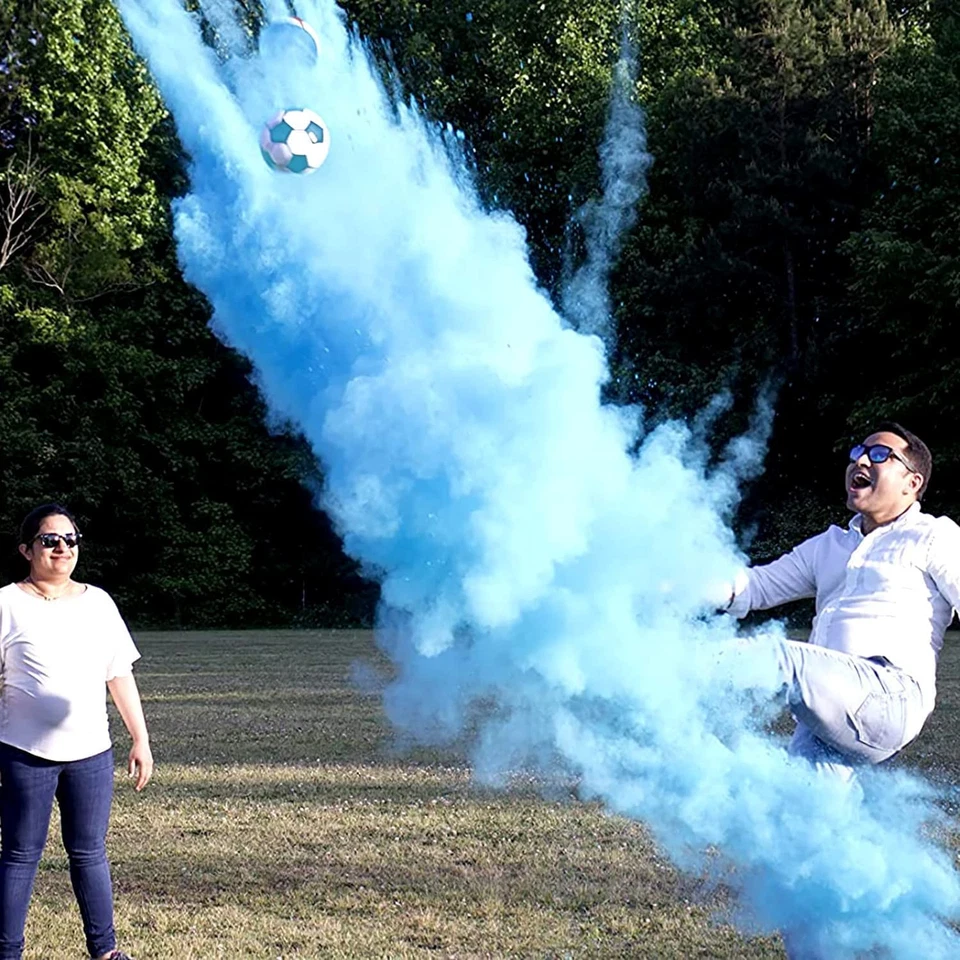Gender Reveal Soccer Ball with Powder Revelacion de Sexo de Bebe 2 Big Bags - Image 4 of 4