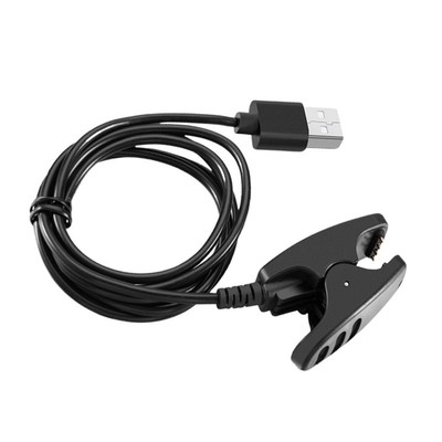 Ersatz-USB-Uhrenladekabel Mit Ladeclip Für Suunto-Uhren - Schwarz