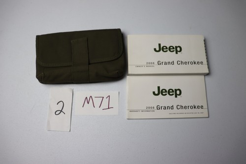 2008 Jeep Grand Cherokee Owner's Manual Set OEM Factory Guide Booklet