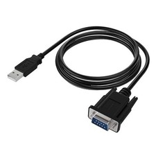 USB 2.0 to Serial 9-Pin DB-9 RS-232 Adapter Cable 6ft Cable FTDI 6 Ft FTDI