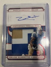 2023 National Treasures CSS Zach Charbonnet Ruby /11 Rookie Patch Auto RPA