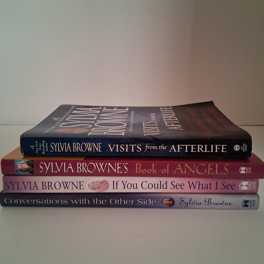 Lot of 4 Sylvia Browne Books: Book Of Angels + See Description For Titles