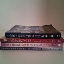 Lot of 4 Sylvia Browne Books: Book Of Angels + See Description For Titles