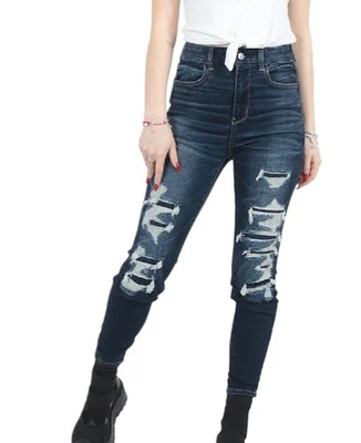 American Eagle Outfitters Jegging Super High-Waist Slim Femme Jean W27 - Photo 1/4