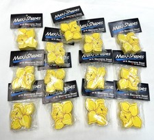 13 NOS, Vintage, Macrame, Wooden DAFFODIL Beads Never Used 