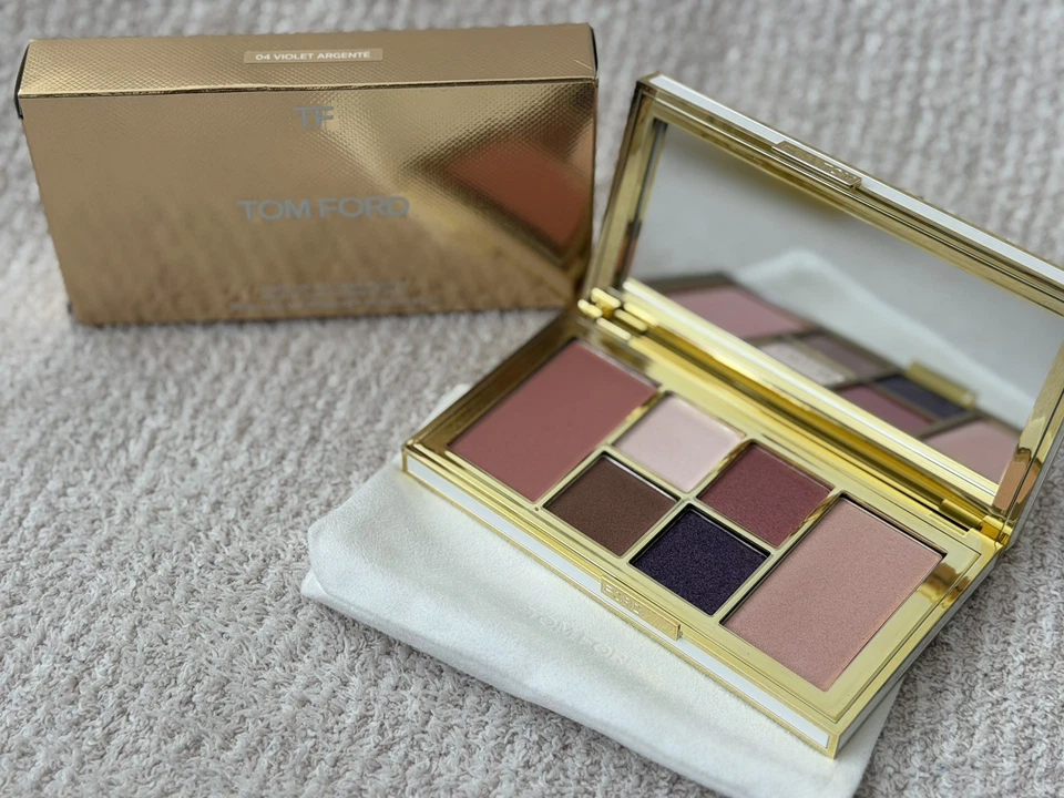 *NEW* TOM FORD, Soleil Eye & Cheek Palette: 04 VIOLET ARGENTE, Limited Edition! - Image 2 of 4