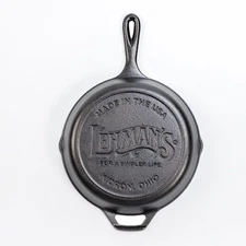 Lodge Lehman's Exclusive Logo Pre Seasoned Cast Iron Cooking Skillet 10.25 inch