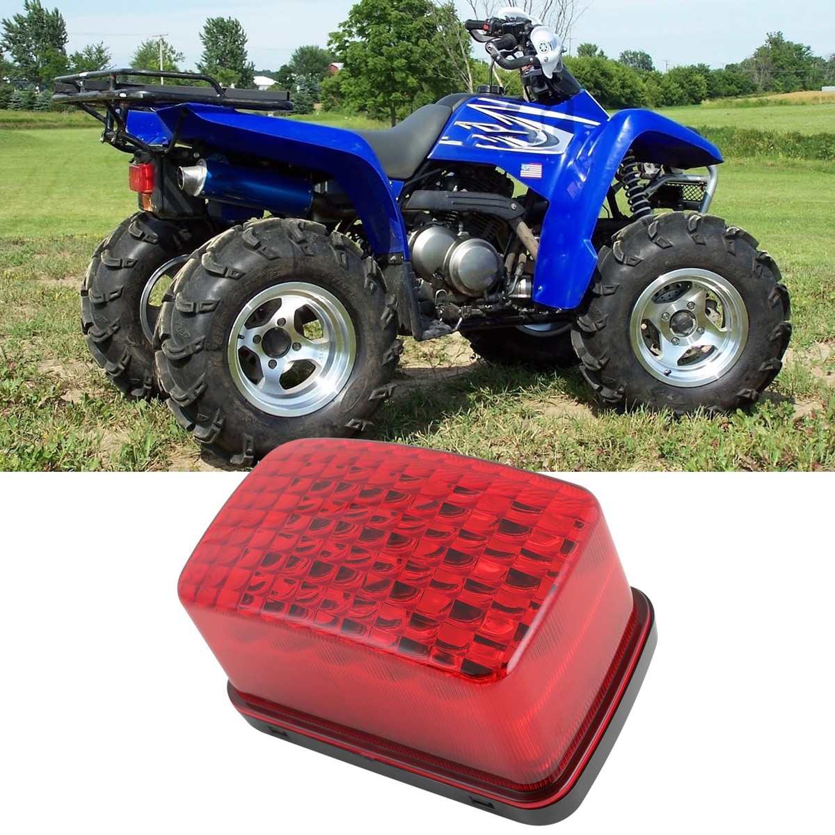 Dreamizer Red LED Brake/Running Tail Light For Yamaha Wolverine 350/450/850 ATV/UTV