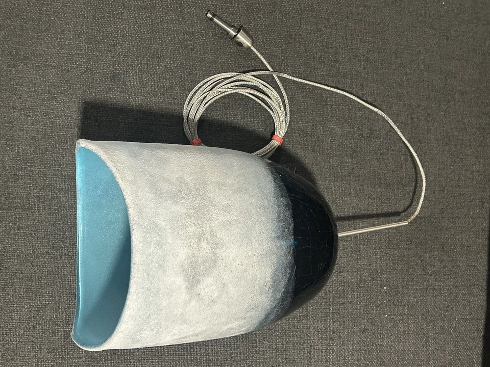 LBL/Tech Lighting Mini-Chill Pendant With Steel Blue Glass Satin Nickel Cable 6’ - Image 2 of 4