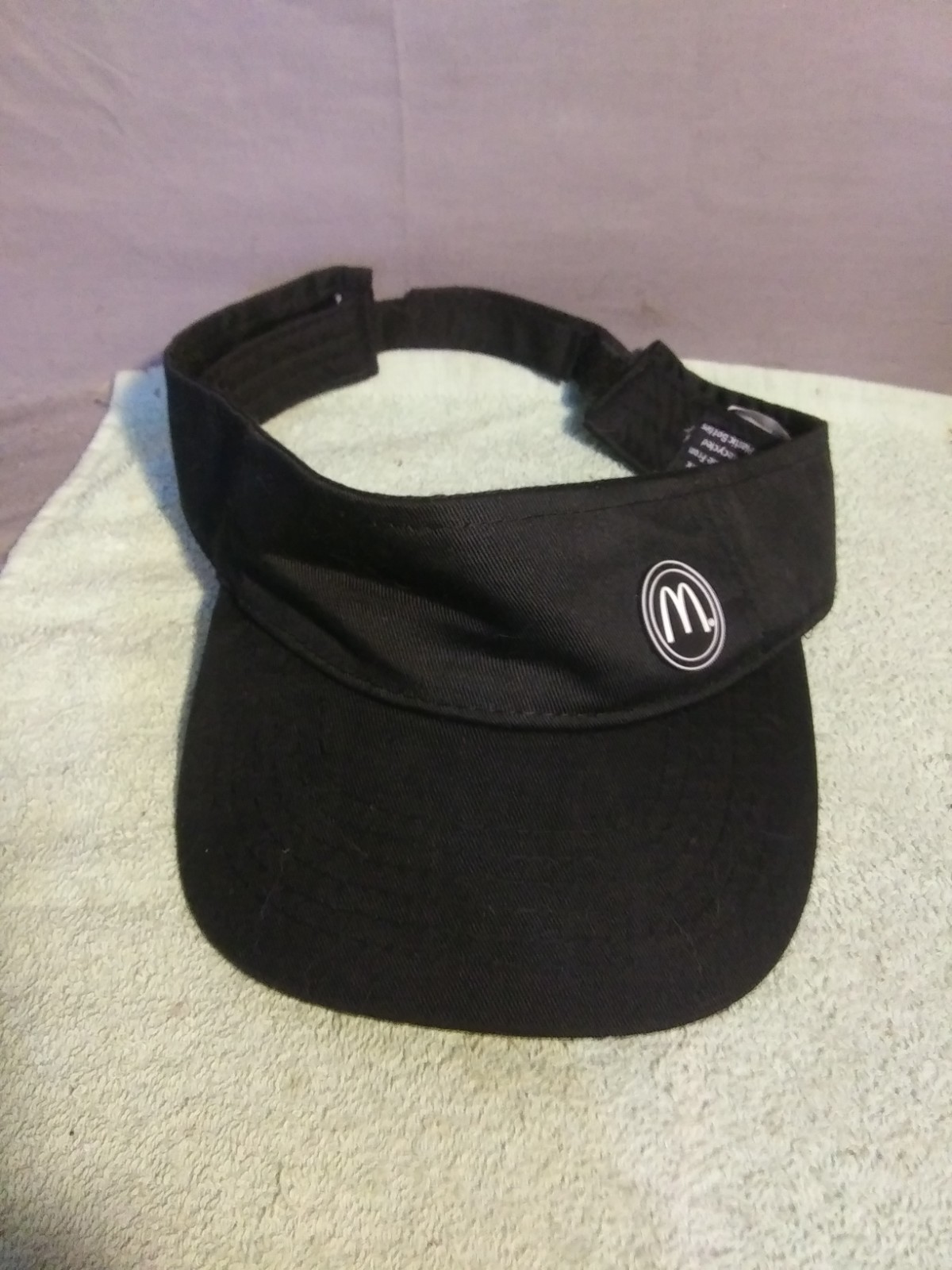 McDonald’s Visor Hat Hook Loop Adjustable Crew Em… - image 1