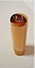 LIPSTICK Elizabeth Arden Vintage 1940s Wings of Glory Gold Tone Tube Clear Mango