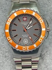 Zodiac Sea Ghost Men's Watch, Z02404 - Orange Bezel, Gray Dial, 38.5 Case, S.S.