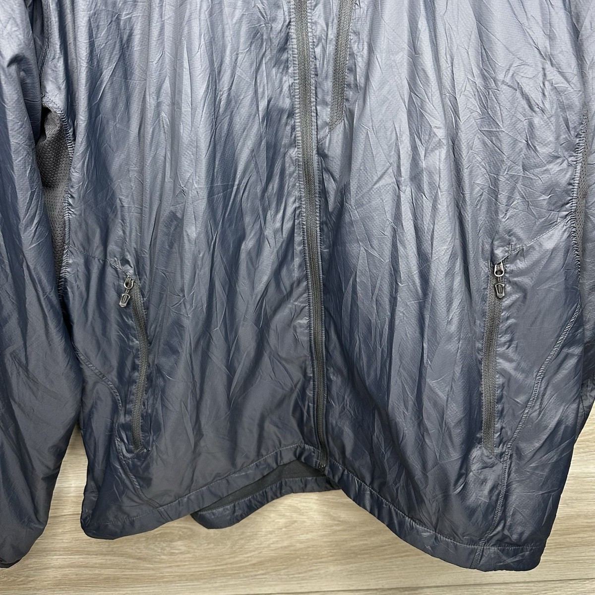 Marmot Men's Windbreaker Jacket Dark Blue Full Zip RN #79448 CA