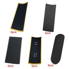 6 Pieces Fingerboard Grip Tape Non Skid Professional Replaces Accessory