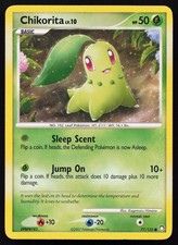 Chikorita Common Mysterious Treasures 77/123 MP Kagemaru Himeno on eBay