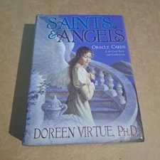 Saints and Angels Oracle 44-Card Complete Set Deck & Guidebook by Doreen Virtue