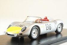 Spark 1/43 Porsche 718 RS61 #136 1961 Targa Florio Moss Hill Diecast