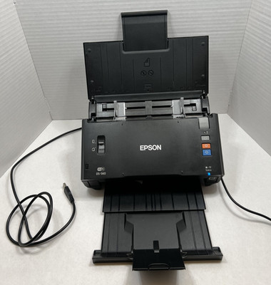 Epson WorkForce DS-560 WiFi Document & Image Scanner with USB Cable TESTED WORKS