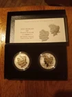 2023 S Morgan and Peace Dollar Reverse Two Coin Proof Silver Set w/ OGP & COA