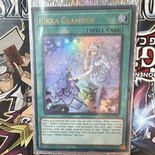 Konami Yugioh Rikka Glamour Spell Holo Maze of Memories 1st Ed MAZE-EN062