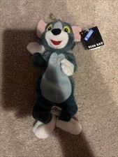 Vintage Warner Bros Studio Store - Tom  Jerry - Tom Bean Bag Plush W/ Tags 1998