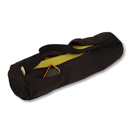 Eco-friendly Cotton Yoga Mat Bag in XL Black & Multiple Colors - 2 Sizes