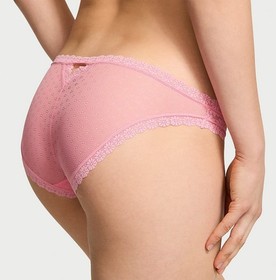 LOT of 8  NWT VICTORIA'S SECRET COTTON LACE VARIETY PANTIES L MULTICOLOR  $110