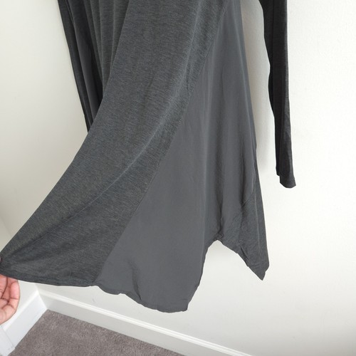 Eileen Fisher Women's Handkerchief Hem Tunic Top Silk Cotton Lagenlook Size S - Picture 5 of 11