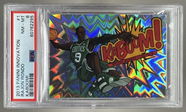 60762295 Rajon Rondo 2013 Panini Innovation #1 Kaboom SSP PSA 8