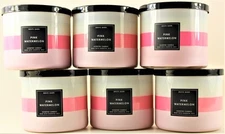 QTY 6 - Bath & Body Works White Barn PINK WATERMELON 3-Wick 14.5Oz Candle