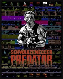 Predator - NES (1989) Mosaic Art - Full Game - 144 Pics - 8x10- Free Shipping