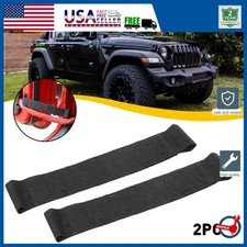 2PCS Black Heavy Duty Door Limiting Check Strap for Jeep Wrangler CJ YJ TJ JK t