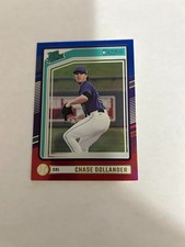 2024 Panini Donruss - Rated Prospects Chase Dollander #199 Red & Blue (RC)