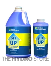 General Hydroponics pH Up 32oz Quart / 1 Gallon - buffer gh adjuster hydroponic