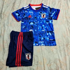 Japan Soccer Jersey Cartoon Anime Concept Edition Kids Sizes