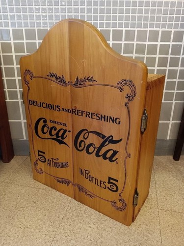 Rare Vintage 1993 Coca-Cola Wooden Shelf Display Rack Country Style Unused3754AK - Picture 2 of 16