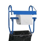 ZVG Putztuchrollenhalter/Wandhalter mit Abfallsackhalter max. Rollenbreite 42 cm