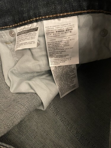 Levi's 505 Dark Wash Jeans Men's Size 36 X 30 excellent Pre-owned condition - Picture 2 of 6