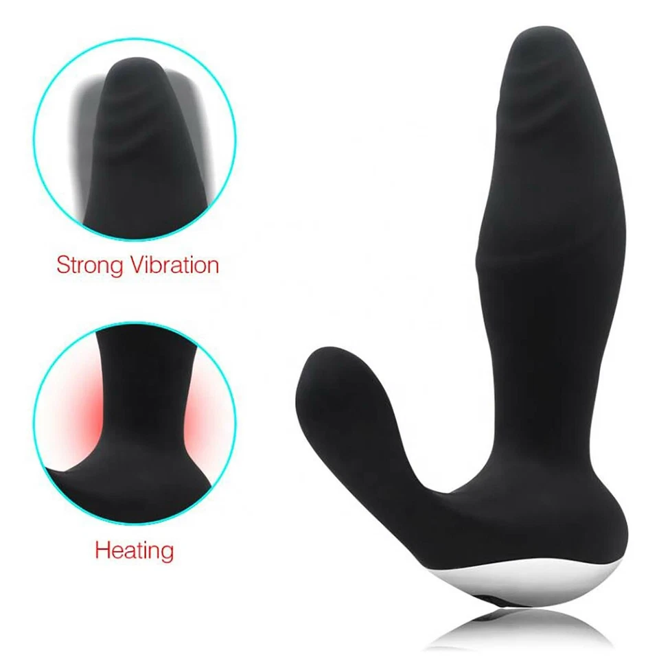 ✅VIBRATORE PROSTATA UOMO RISCALDATO MASSAGGIO PROSTATICO DILDO STIMOLATORE J061✅ - Immagine 4 di 4