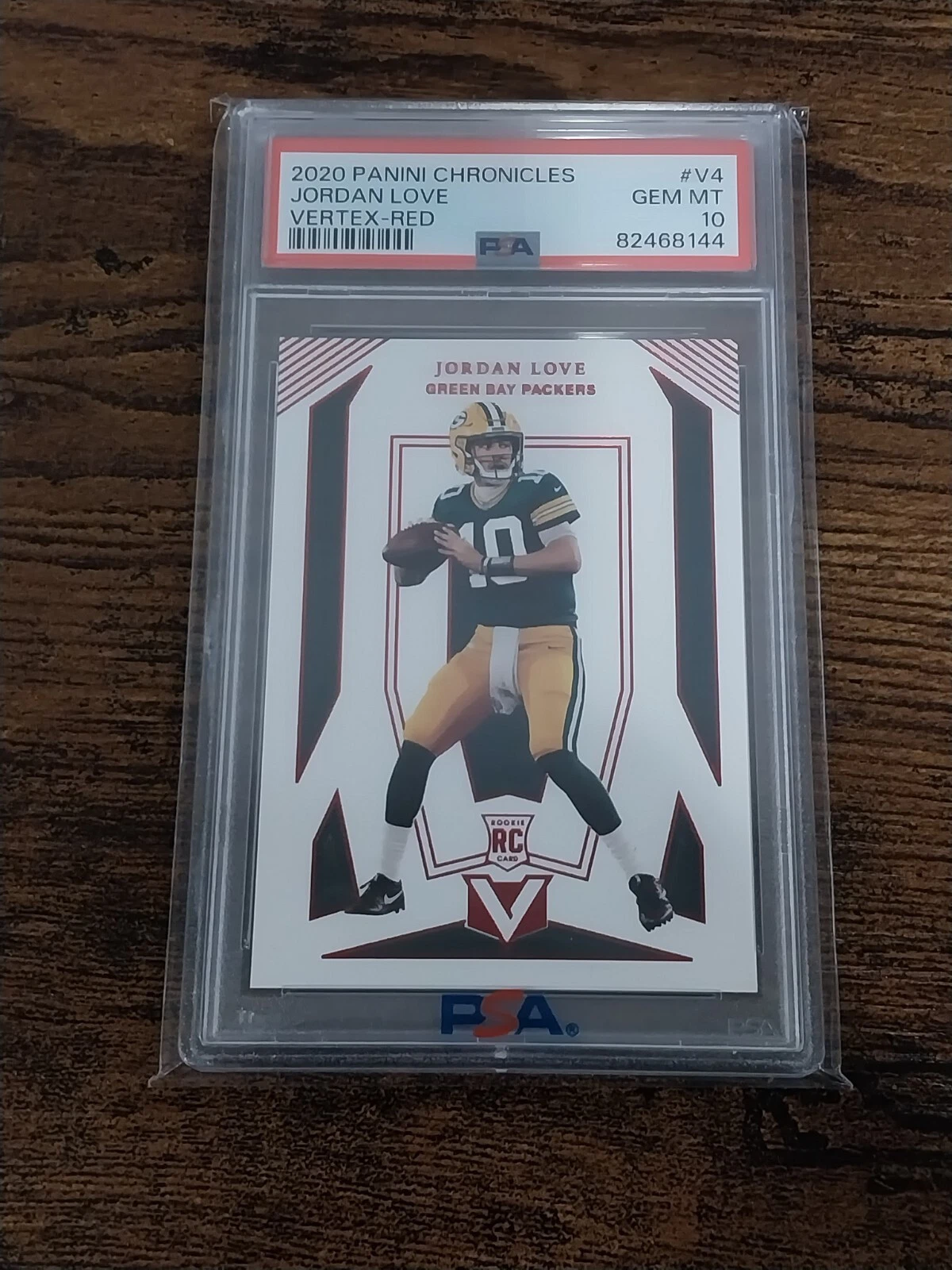 Jordan Love Panini Chronicles Vertex #V4 Red