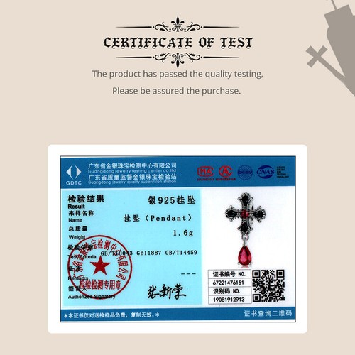 Bisaer 925 Sterling Silver Gothic Cross Silicone Ring Charm European Bracelets - Afbeelding 10 van 12