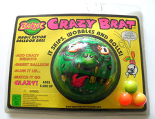Ballon officiel BALZAC CRAZY BRAT 1995 - IL SAUTE, VACILLE ET ROULE - NEUF DANS SON EMBALLAGE