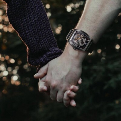 ZEROO M1 THE AURIGA Mechanical Hand-wound Skeleton ZM001SBL Men's