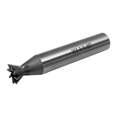3/8'' x 3/8'' x 60 Degree HSS Dovetail Cutter Milling Mill Cut High Speed Steel
