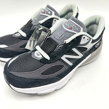 New Balance 990v6 Made in USA Black Grey White Women Shoes W990BK6 sz 6-9