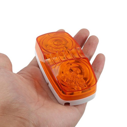 2 Red 2 Amber 10-LED 4" Side Marker Lights Camper Truck Trailer RV Running Lamp - Picture 7 of 12