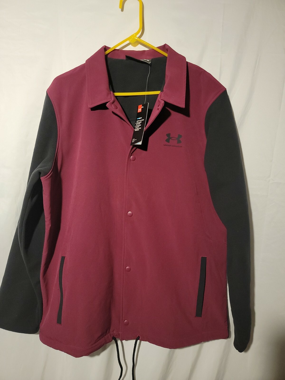 Under Armour Men's  Coaches Jacket 1357116-194 Waterproof Fleece Insulated  XL
