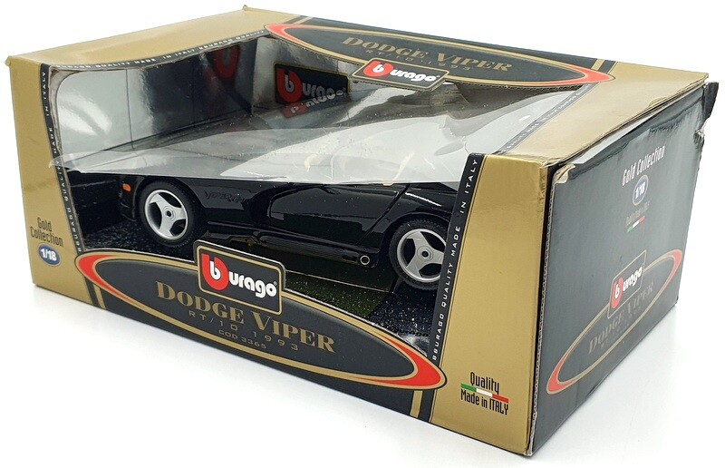 DODGE VIPER RT-10 Cabriolet 1993 o 1/18 BURAGO 3365 voiture miniature collection