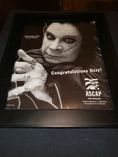 Ozzy Osbourne 35th Anniversary ASCAP Rare Original Promo Poster Ad Framed!